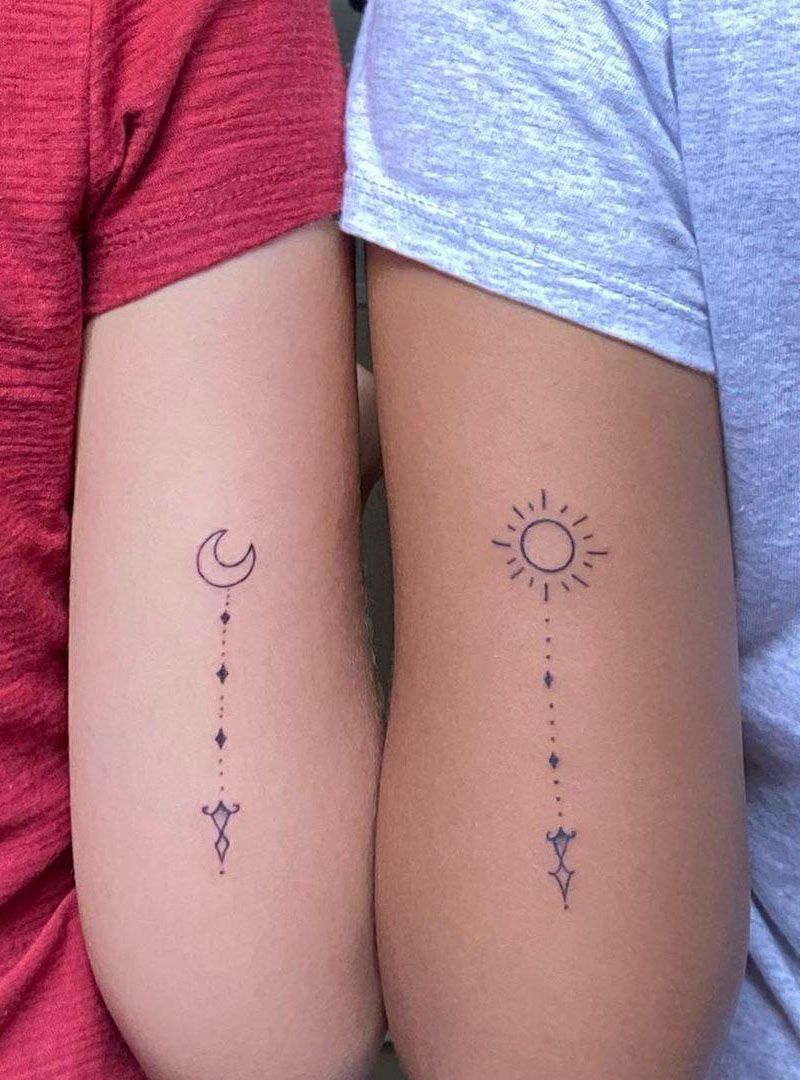 30 Pretty Sister Tattoos Let You Always Miss Each Other