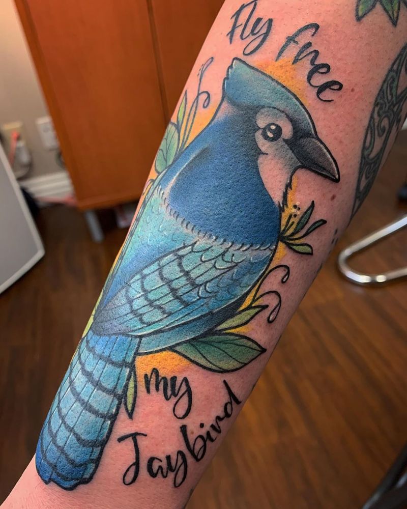 30 Pretty Bluejay Tattoos You Must Try