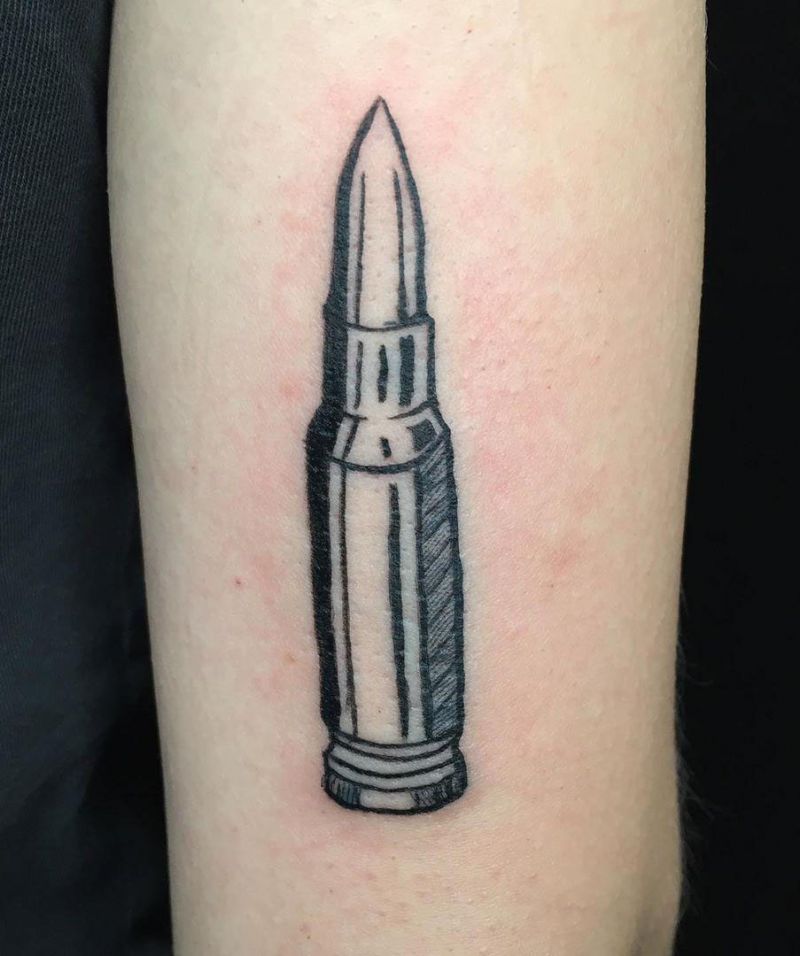 30 Pretty Bullet Tattoos You Will Love