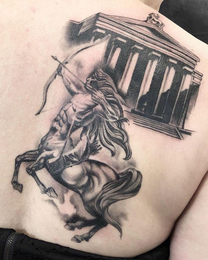 30 Pretty Centaur Tattoos Improve Your Temperament