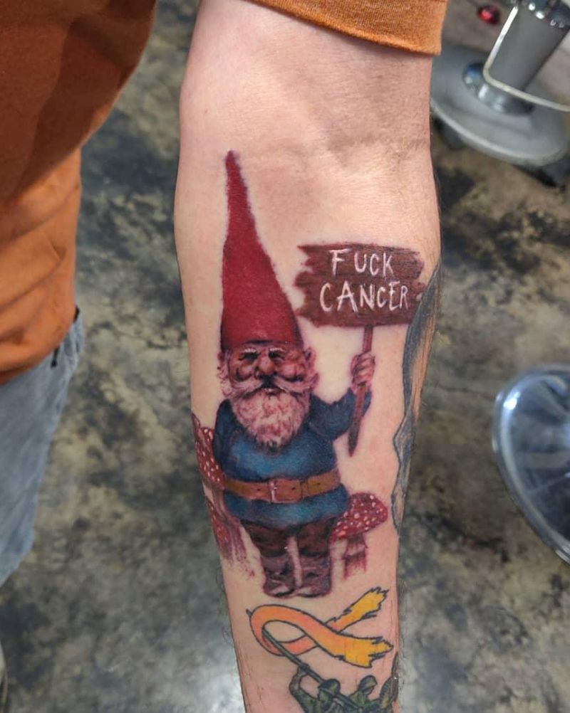 30 Cute Gnome Tattoos You Will Love