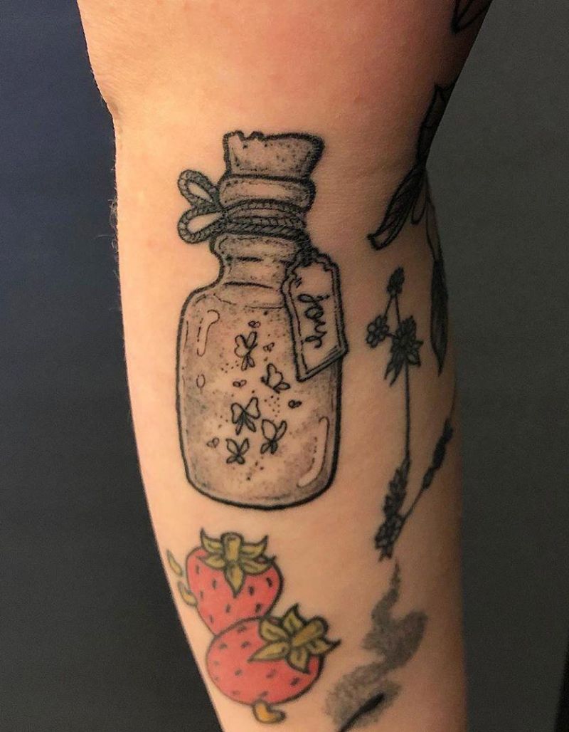 30 Pretty Jar Tattoos Make You Attractive