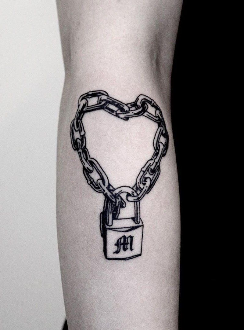 30 Beautiful Lock Tattoos You Will Love