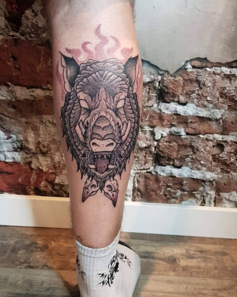 30 Pretty Wild Boar Tattoos You Must Try