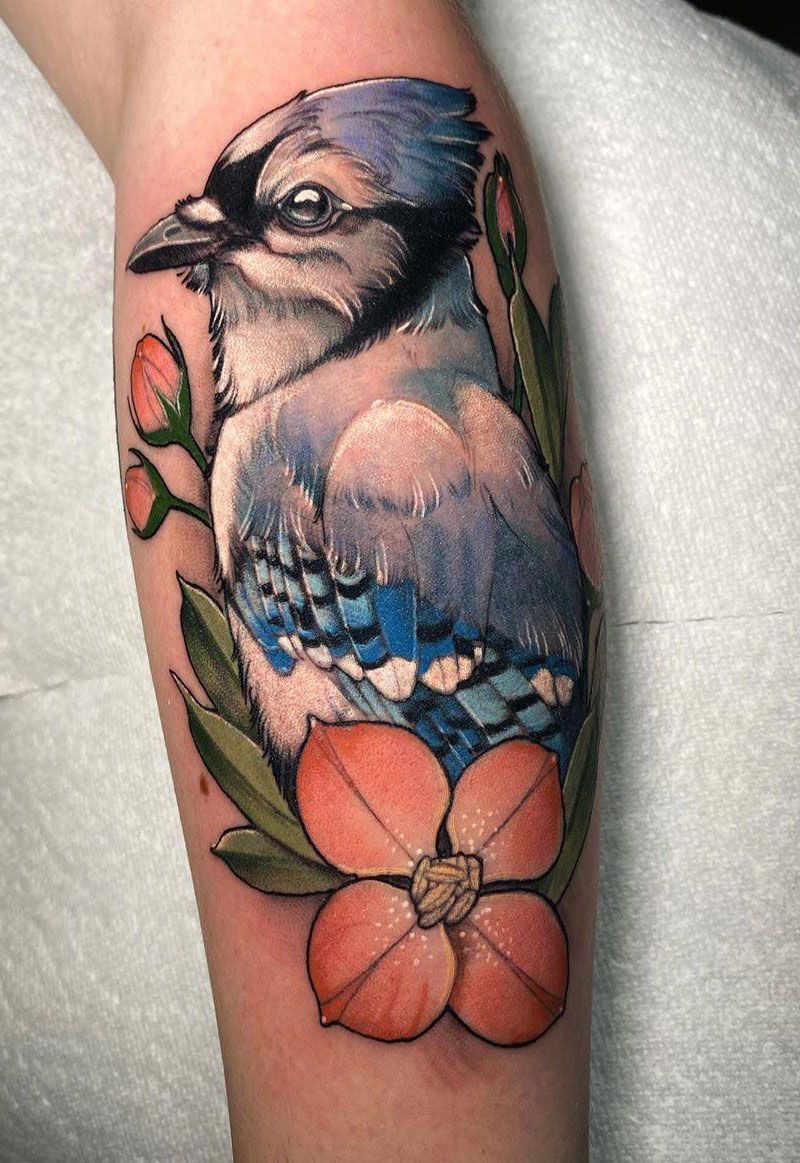 30 Pretty Bluejay Tattoos You Must Try