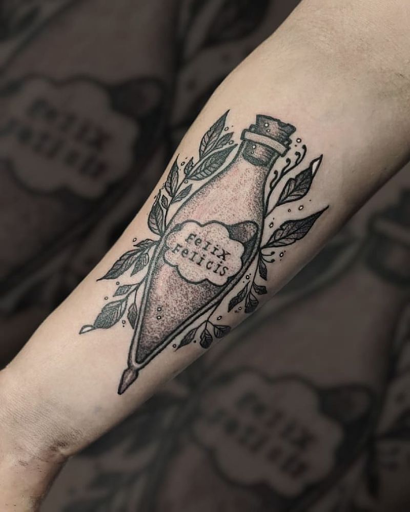 30 Pretty Felix Felicis Tattoos to Inspire You