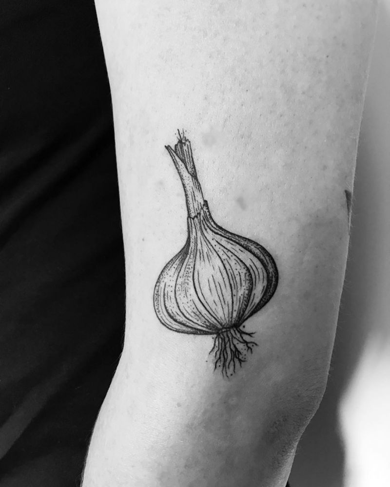 30 Pretty Garlic Tattoos to Inspire You