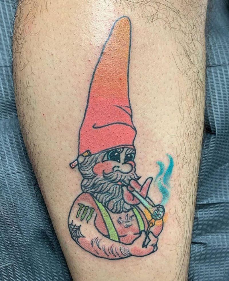 30 Cute Gnome Tattoos You Will Love