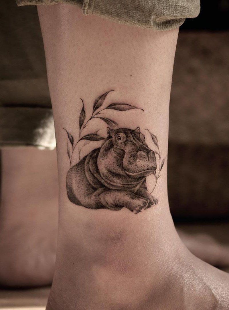 30 Perfect Hippo Tattoos Make You Attractive