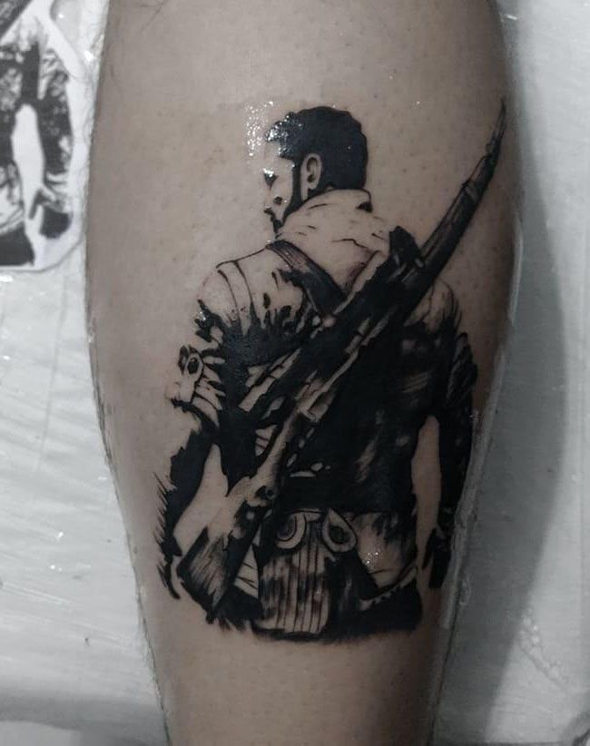 30 Superb Sniper Tattoos You Will Love