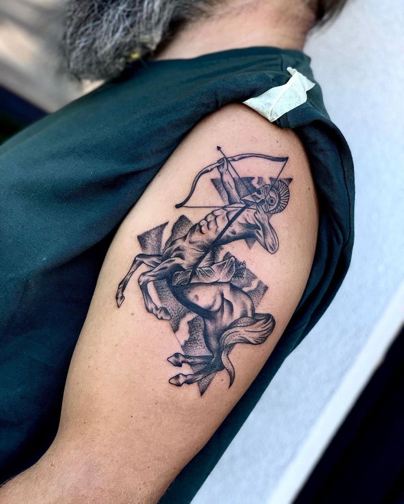 30 Pretty Centaur Tattoos Improve Your Temperament