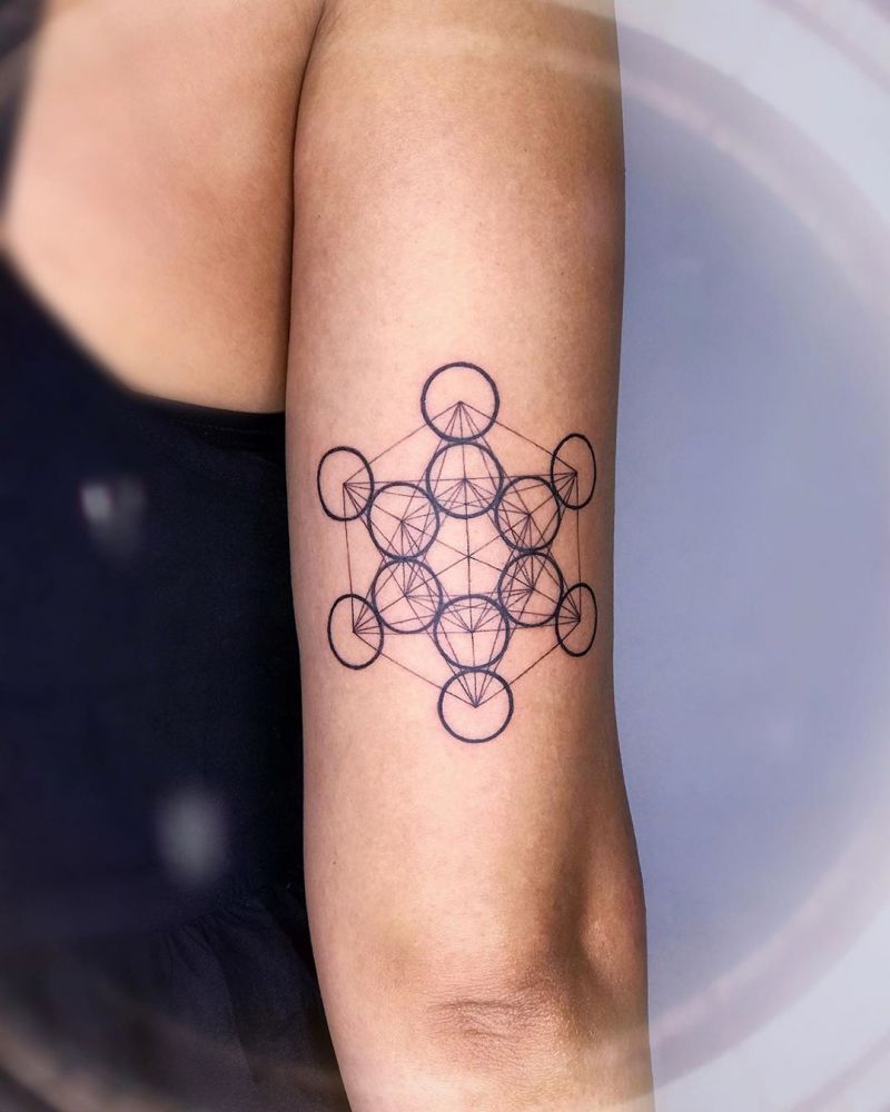 30 Pretty Flower of Life Tattoos Let You Be Kind to Life