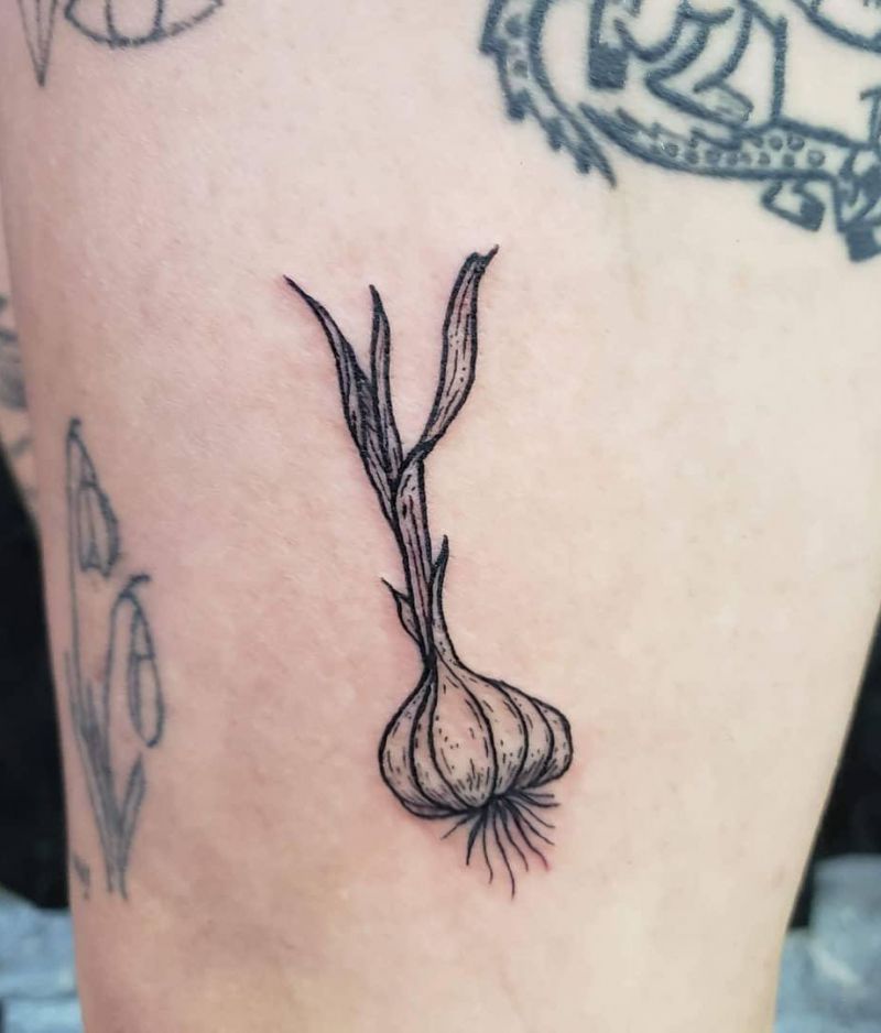 30 Pretty Garlic Tattoos to Inspire You