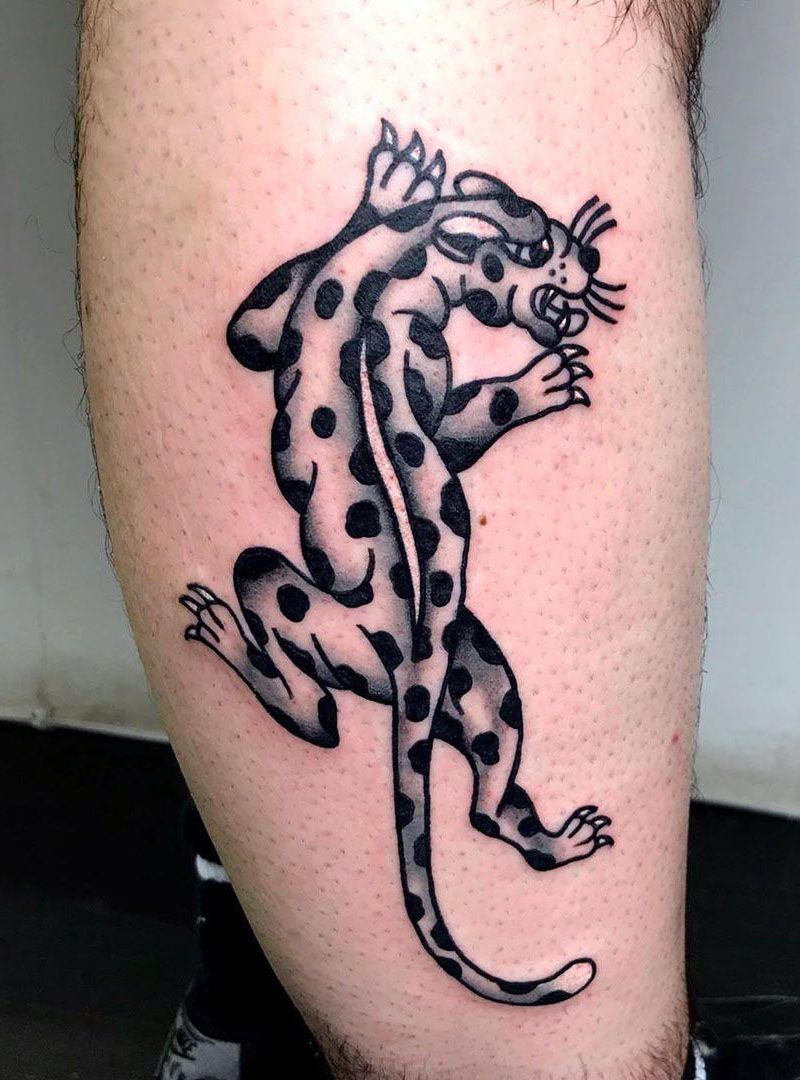 30 Pretty Leopard Tattoos You Will Love