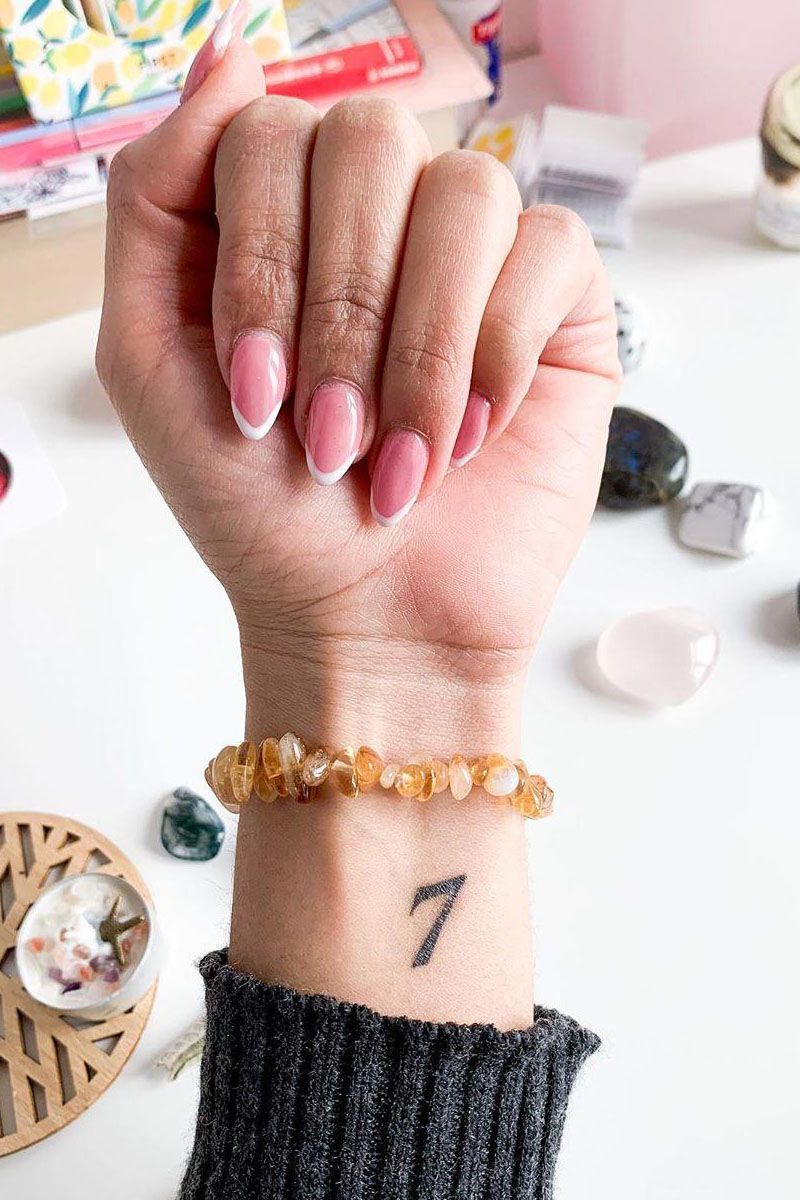 30 Pretty Number Tattoos You Will Love