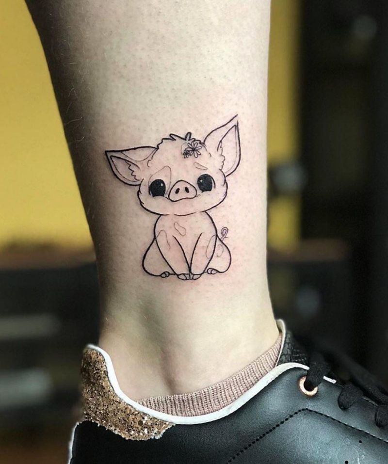 30 Cute Pig Tattoos You Will Love