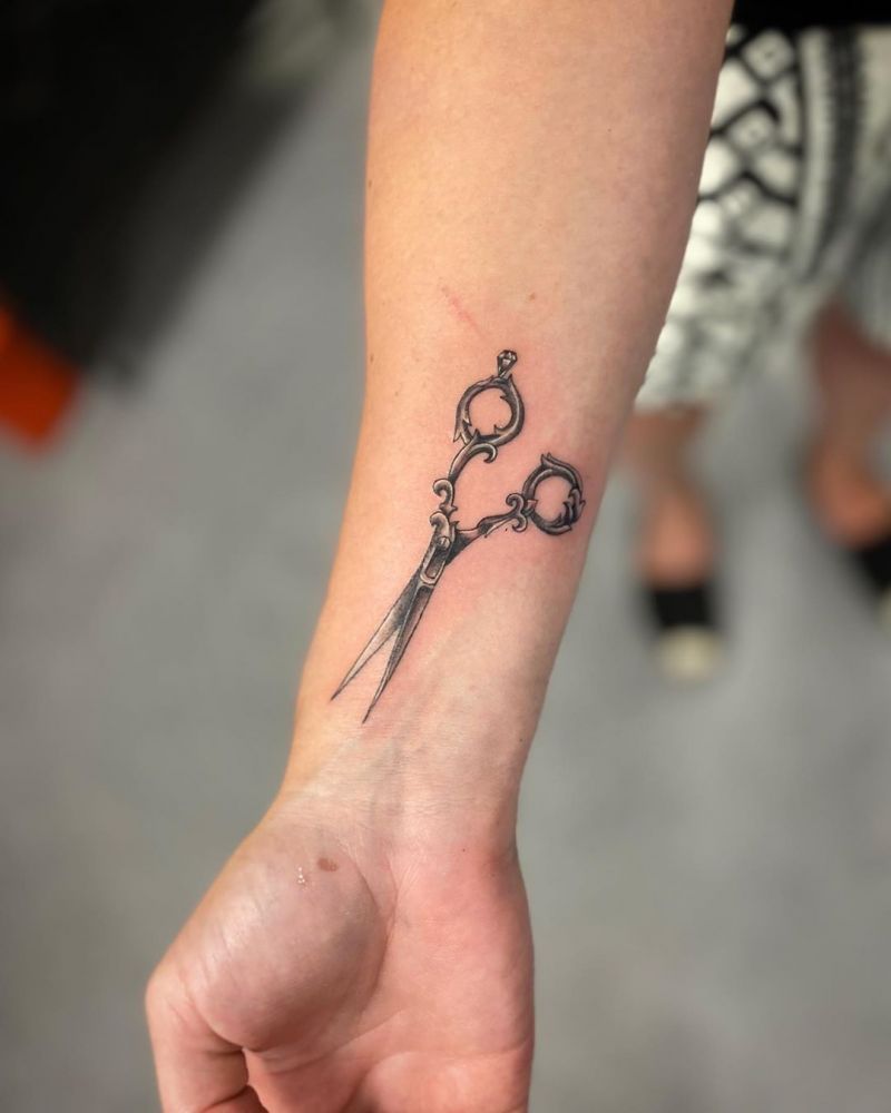 30 Pretty Scissor Tattoos Make You Very Attractive