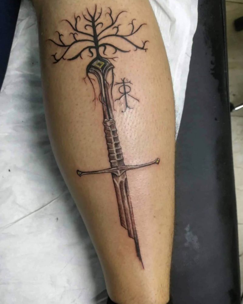 30 Pretty Tree of Gondor Tattoos Enhance Your Personality