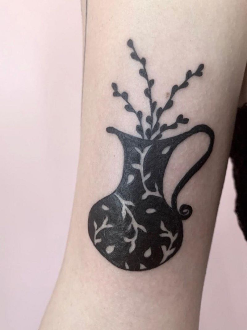 30 Pretty Vase Tattoos Improve Your Temperament