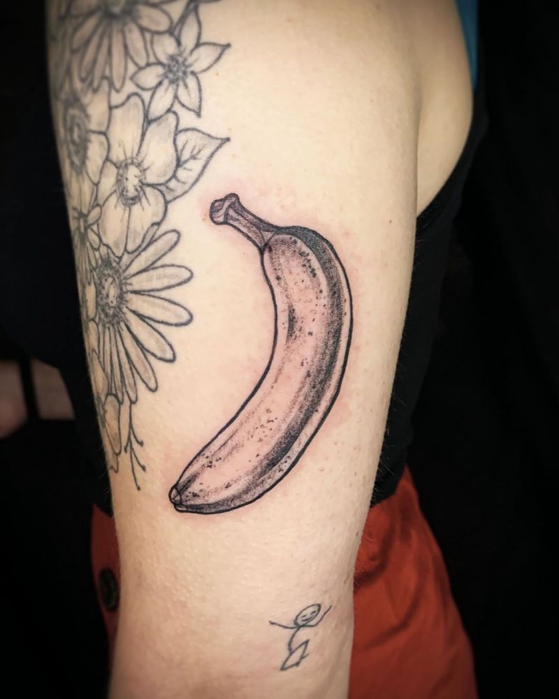 30 Pretty Banana Tattoos You Will Love