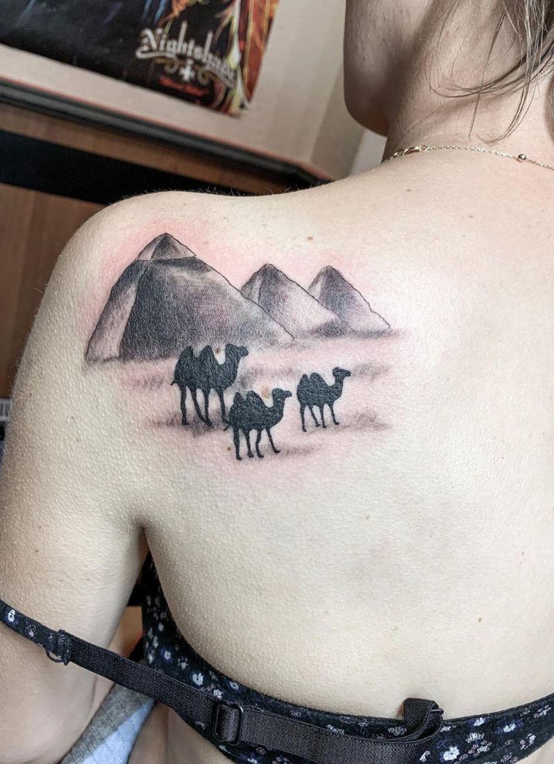 30 Pretty Camel Tattoos to Inspire You