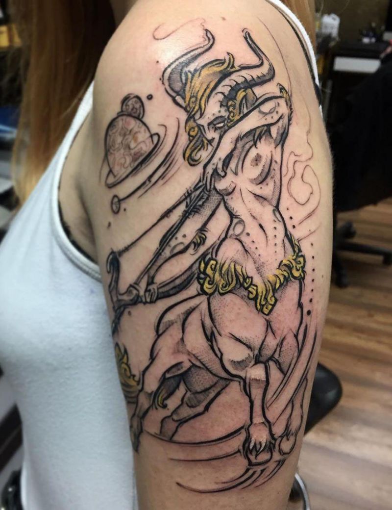 30 Pretty Centaur Tattoos Improve Your Temperament