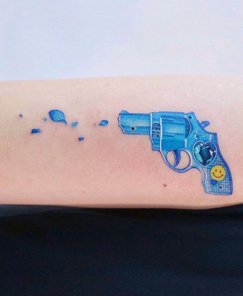 30 Pretty Gun Tattoos Enhance Your Personality