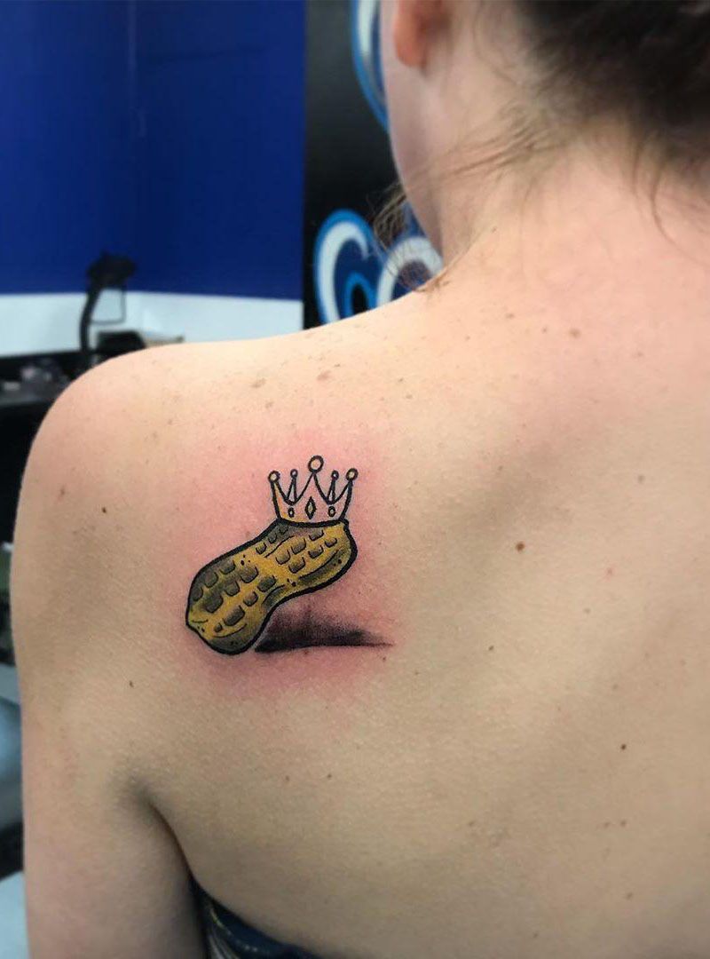 30 Cute Peanut Tattoos You Will Love