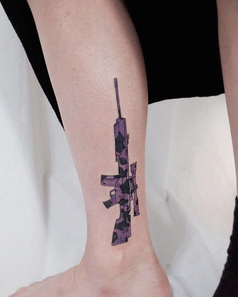 30 Superb Sniper Tattoos You Will Love