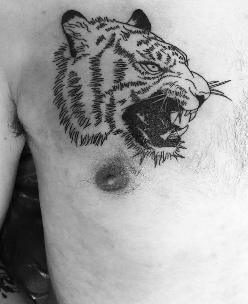 30 Pretty Tiger Tattoos Improve Your Temperament