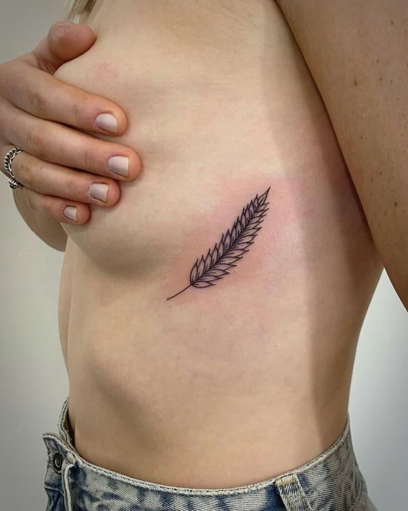 30 Pretty Wheat Tattoos to Inspire You