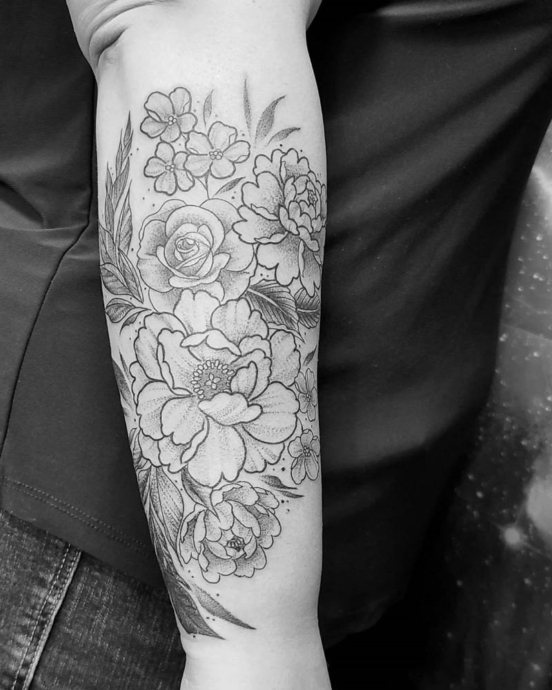 30 Pretty Wildflower Tattoos to Inspire You