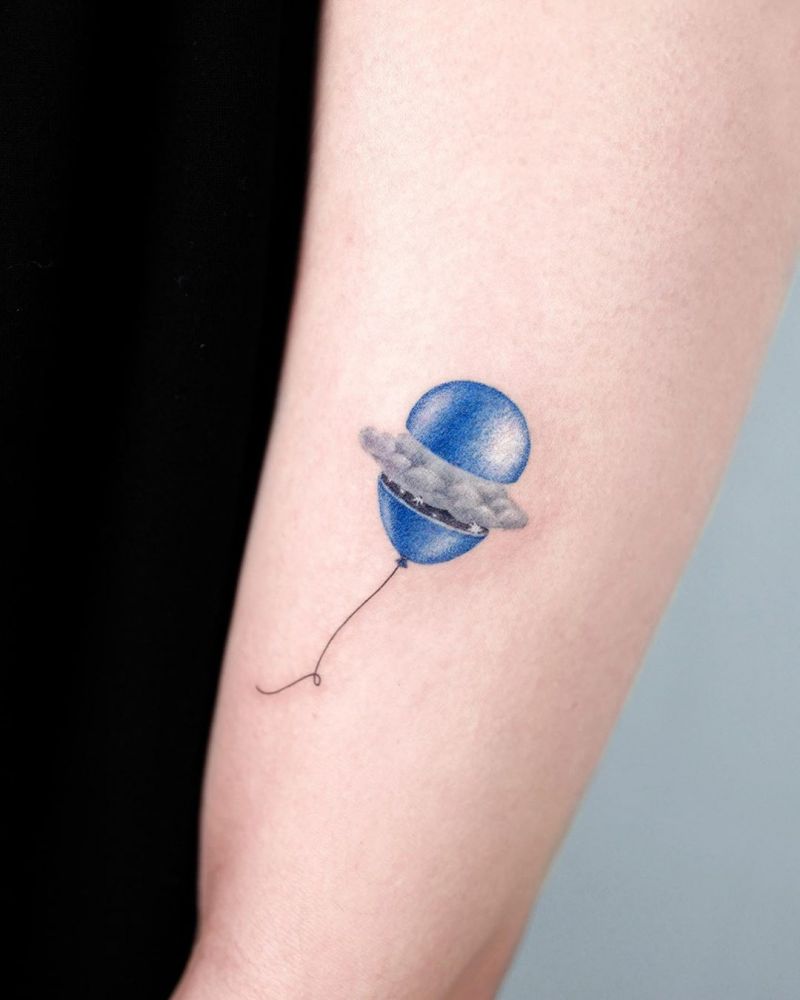 30 Pretty Balloon Tattoos to Inspire You