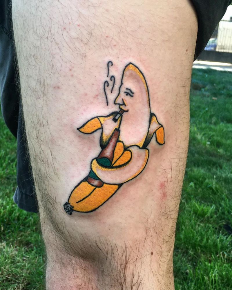 30 Pretty Banana Tattoos You Will Love