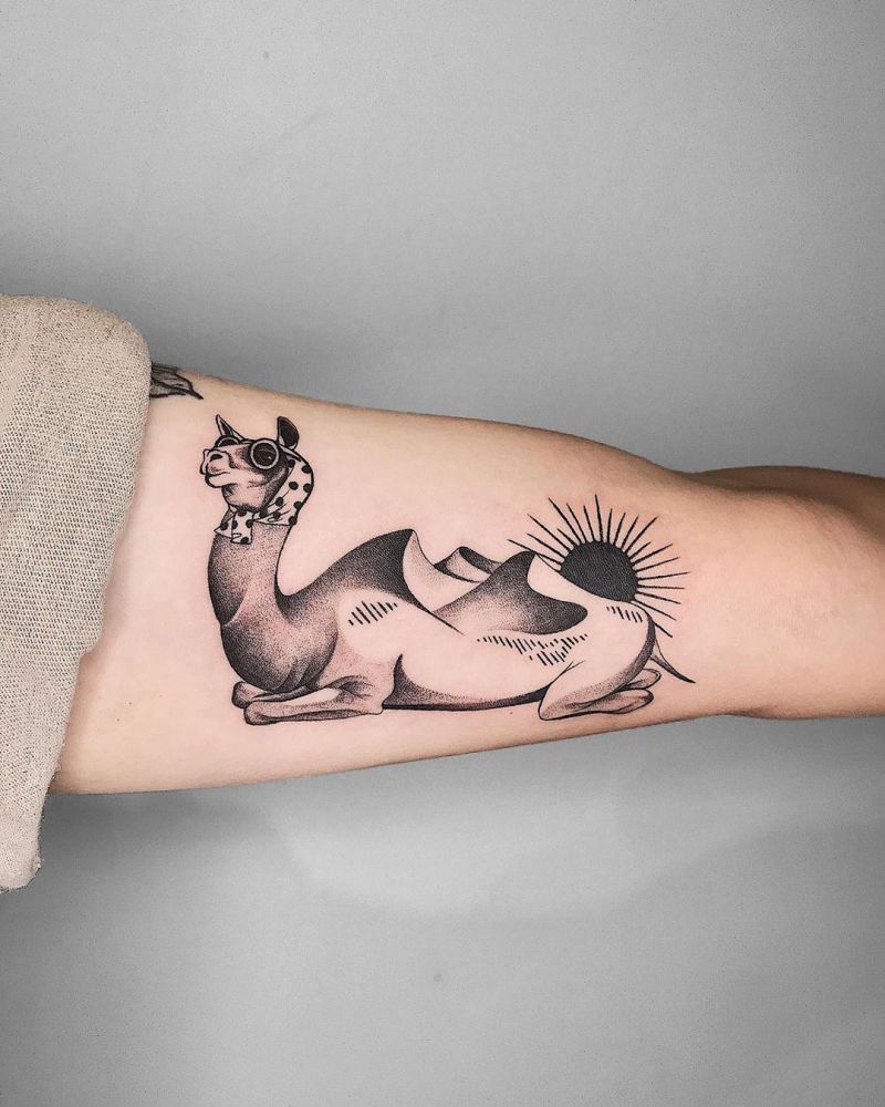 30 Pretty Camel Tattoos to Inspire You