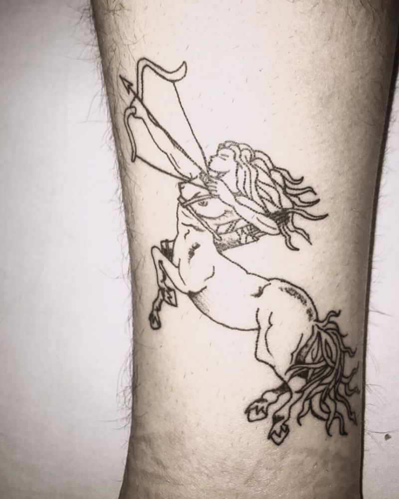 30 Pretty Centaur Tattoos Improve Your Temperament