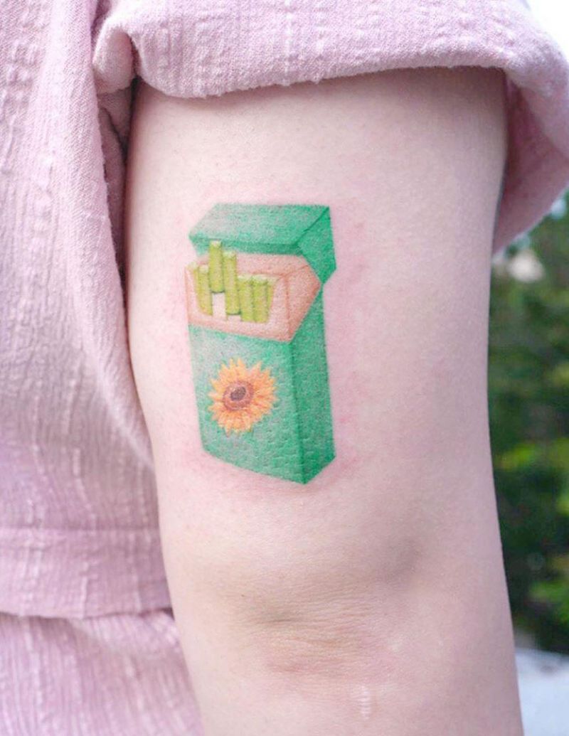 30 Pretty Cigarette Tattoos You Will Love