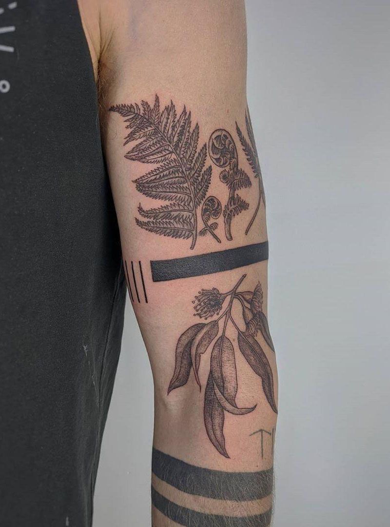 30 Pretty Fern Tattoos Improve Your Temperament