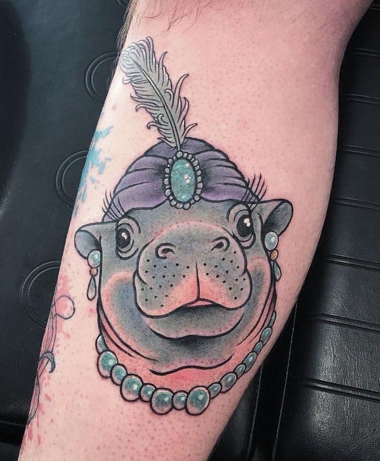 30 Perfect Hippo Tattoos Make You Attractive