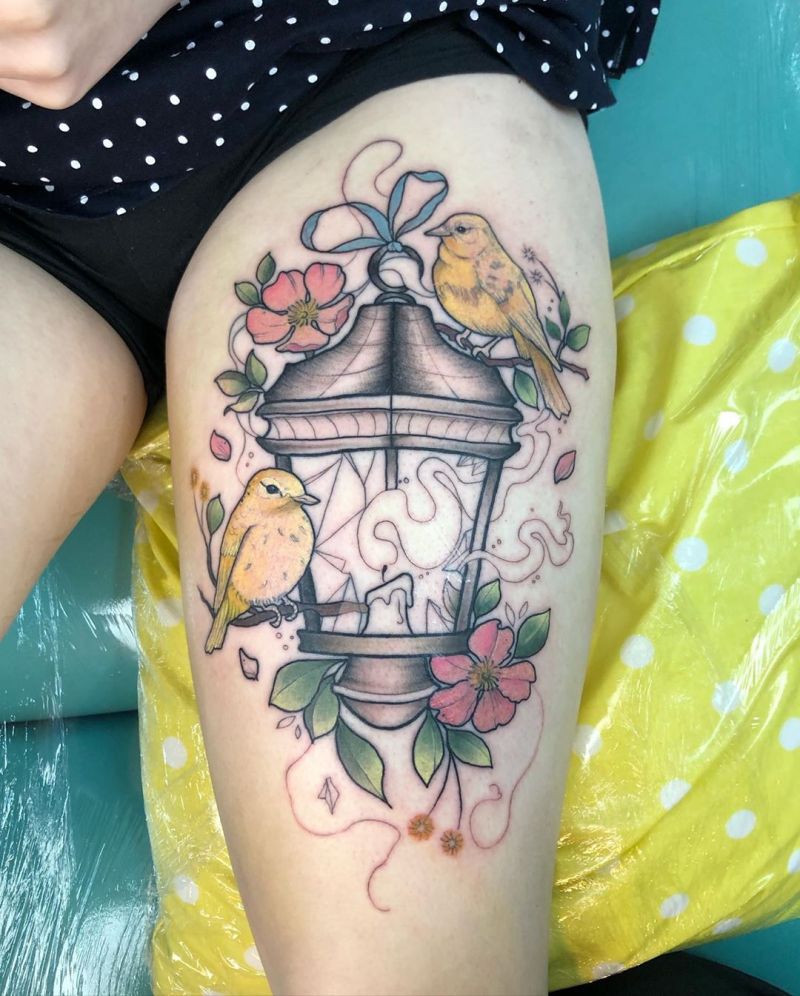 30 Perfect Lantern Tattoos Light Up Your Night