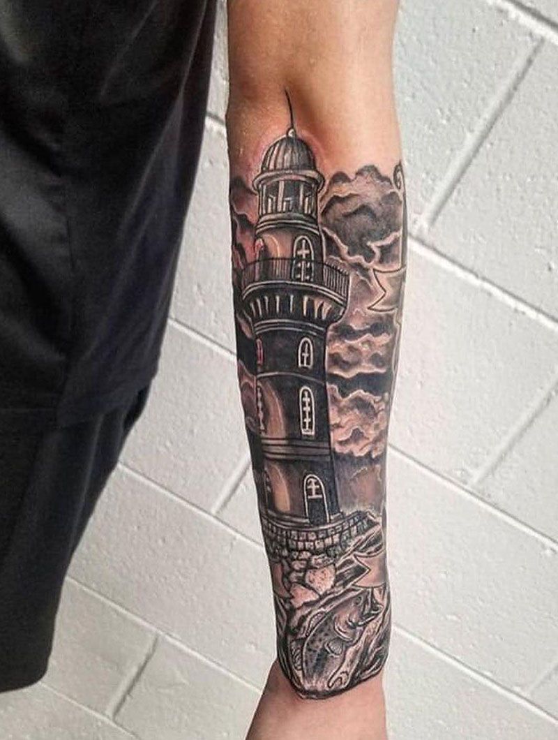 30 Stunning Lighthouse Tattoos Enhance Your Personality