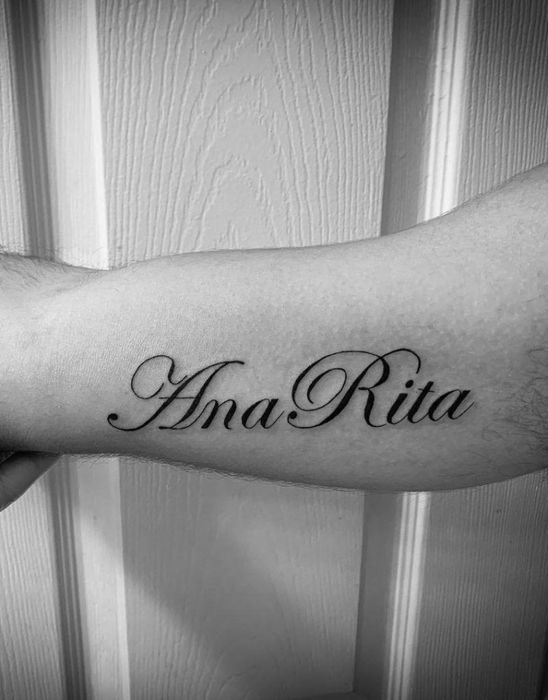 30 Pretty Name Tattoos Enhance Your Personality