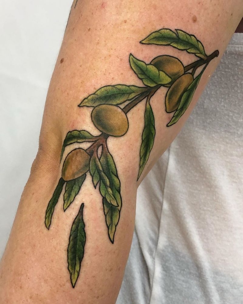 30 Pretty Olive Branch Tattoos You Will Love