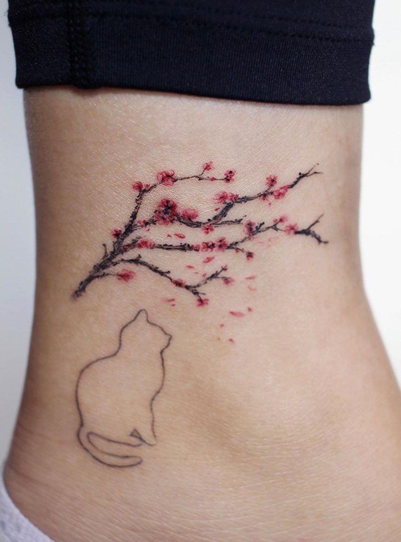 30 Pretty Plum Blossom Tattoos Make You Attractive