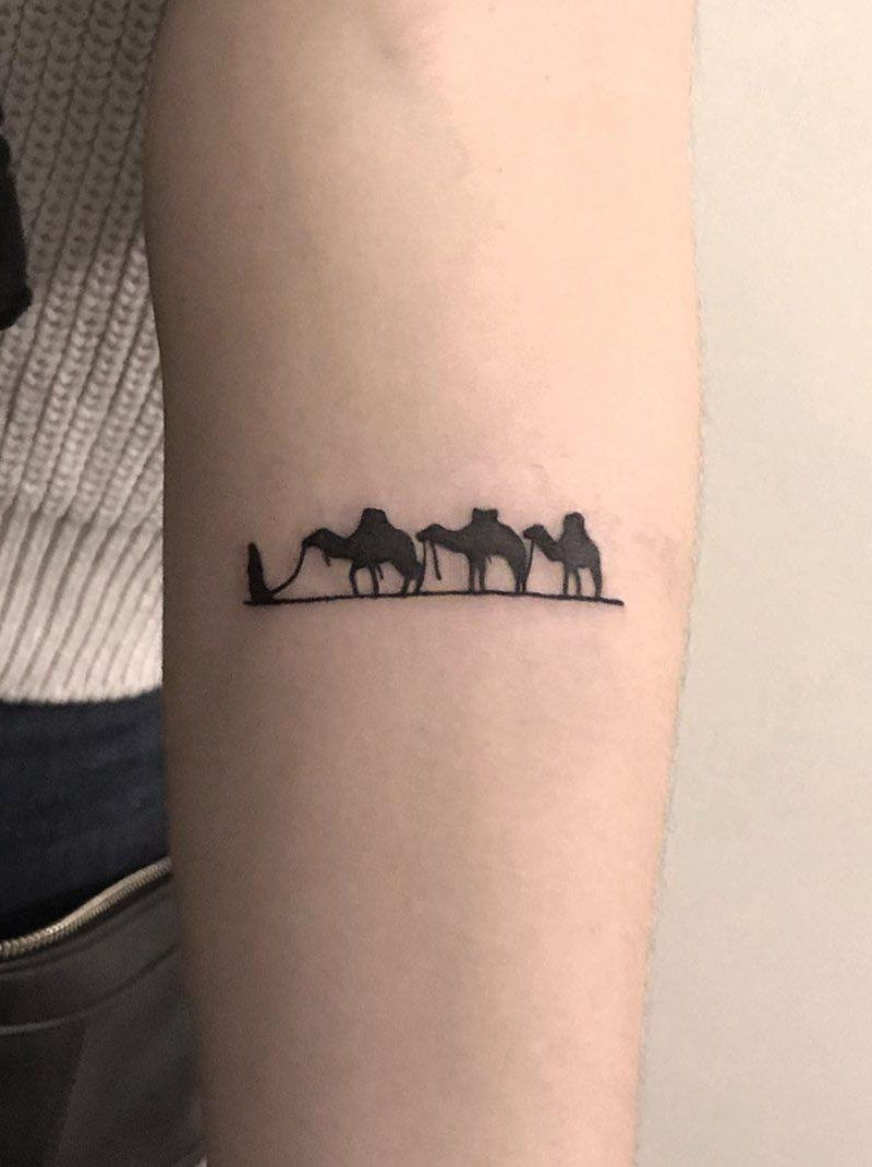 30 Pretty Camel Tattoos to Inspire You