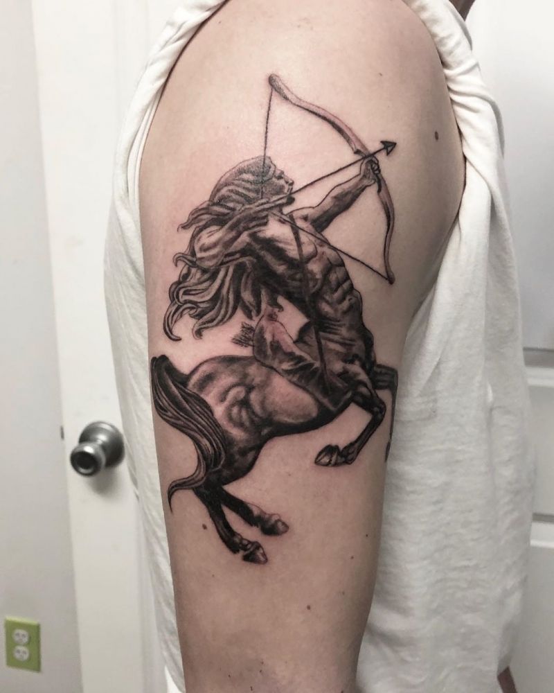 30 Pretty Centaur Tattoos Improve Your Temperament