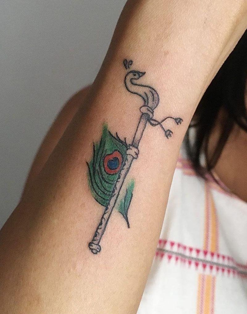 30 Pretty Flute Tattoos Show Your Temperament