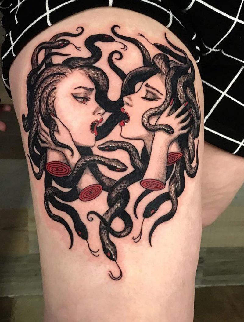 30 Pretty Gorgon Tattoos You Will Love