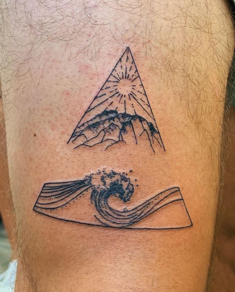 30 Pretty Mountain Tattoos You Will Love