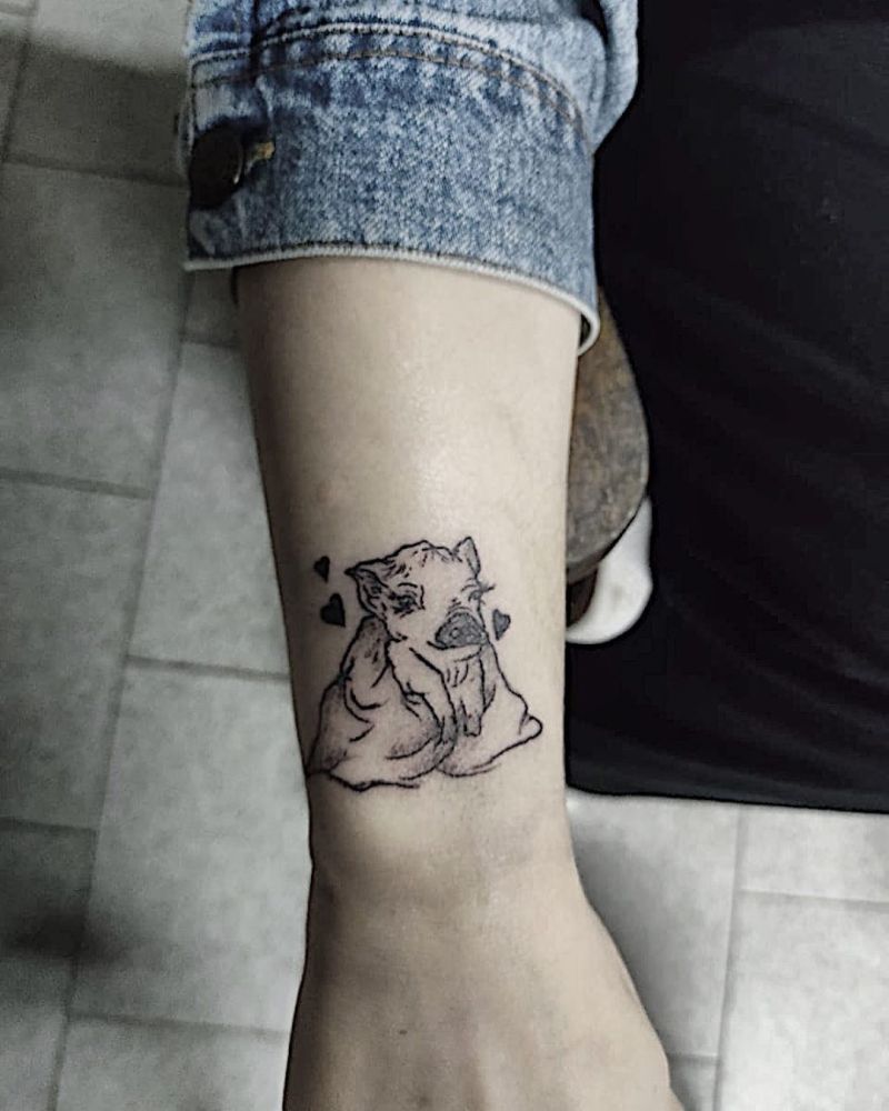 30 Cute Pig Tattoos You Will Love